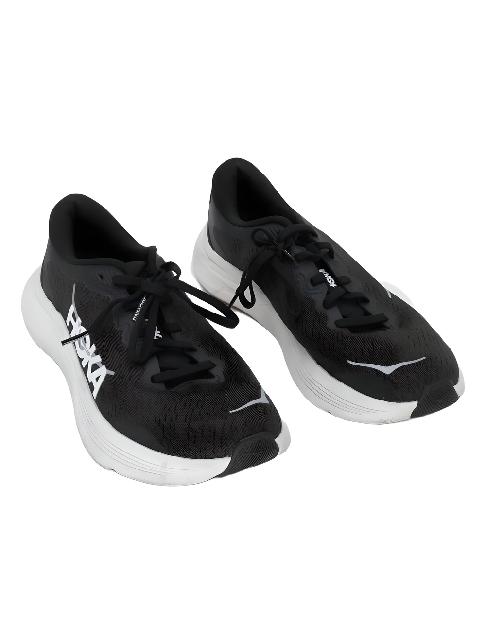 Hoka Solimar Womens Black White Running Sneakers Size 8B
